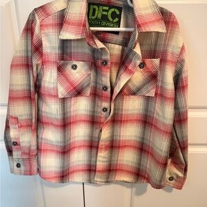Dixxon the Bronx Red Plaid Kids Shirt